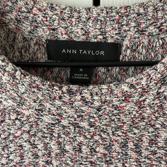 Ann Taylor Knit Dusty Pink Short-Sleeve Dress - Picture 4 of 5